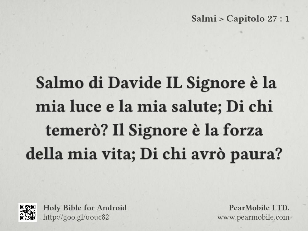 Salmi, Capitolo 27:1